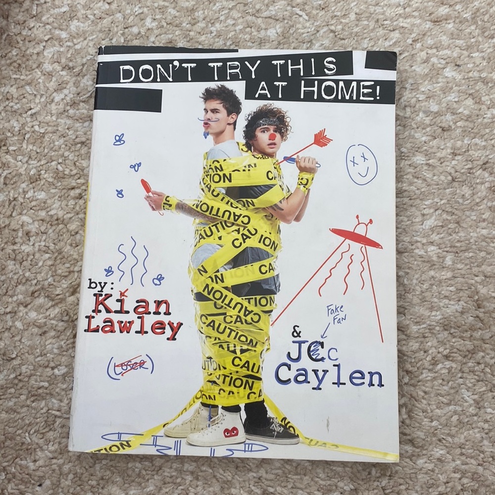 Kian and JC “Don’t try this at home” book
